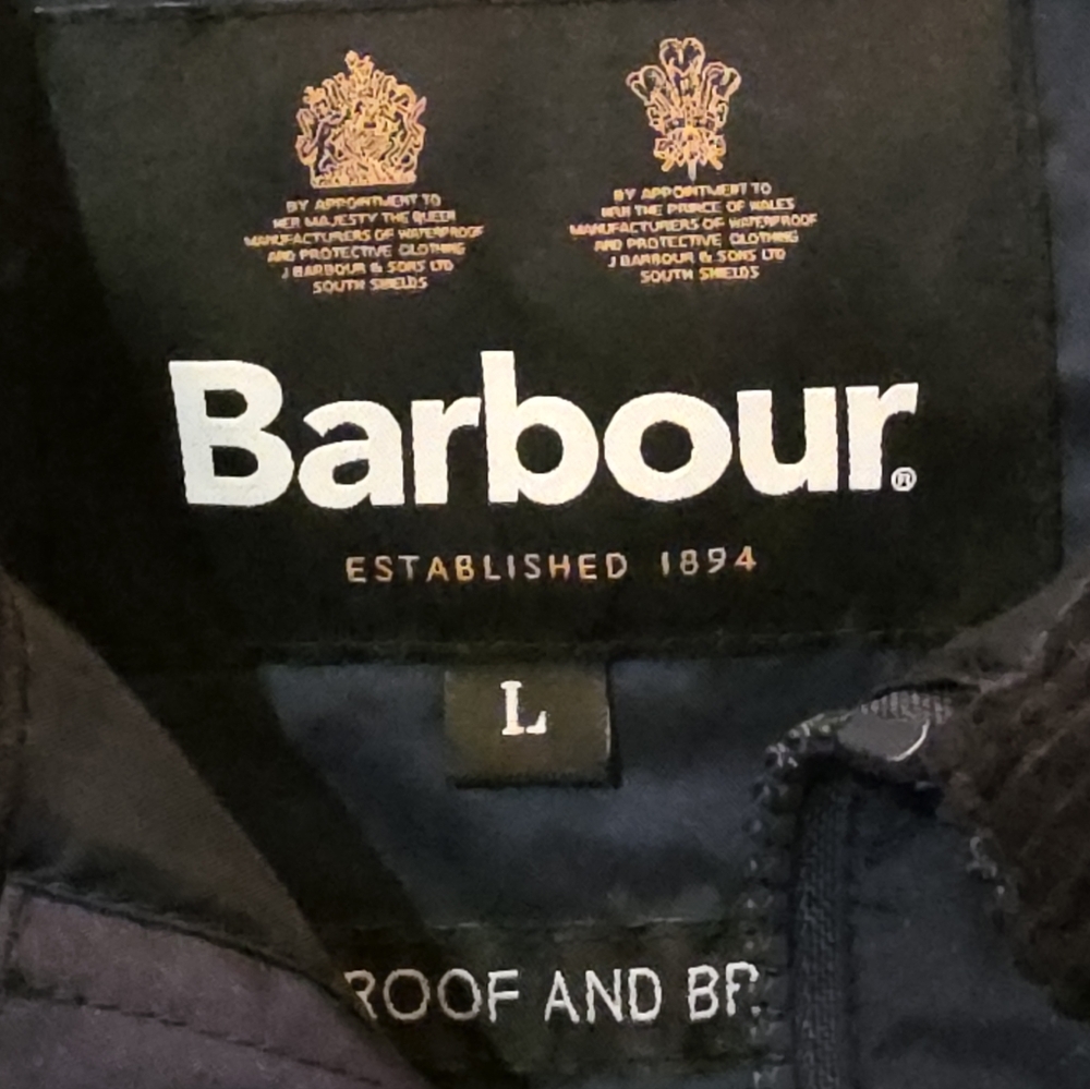 Barbour Domus Water Resistant Jacket Classic Navy - Picture 8 of 8